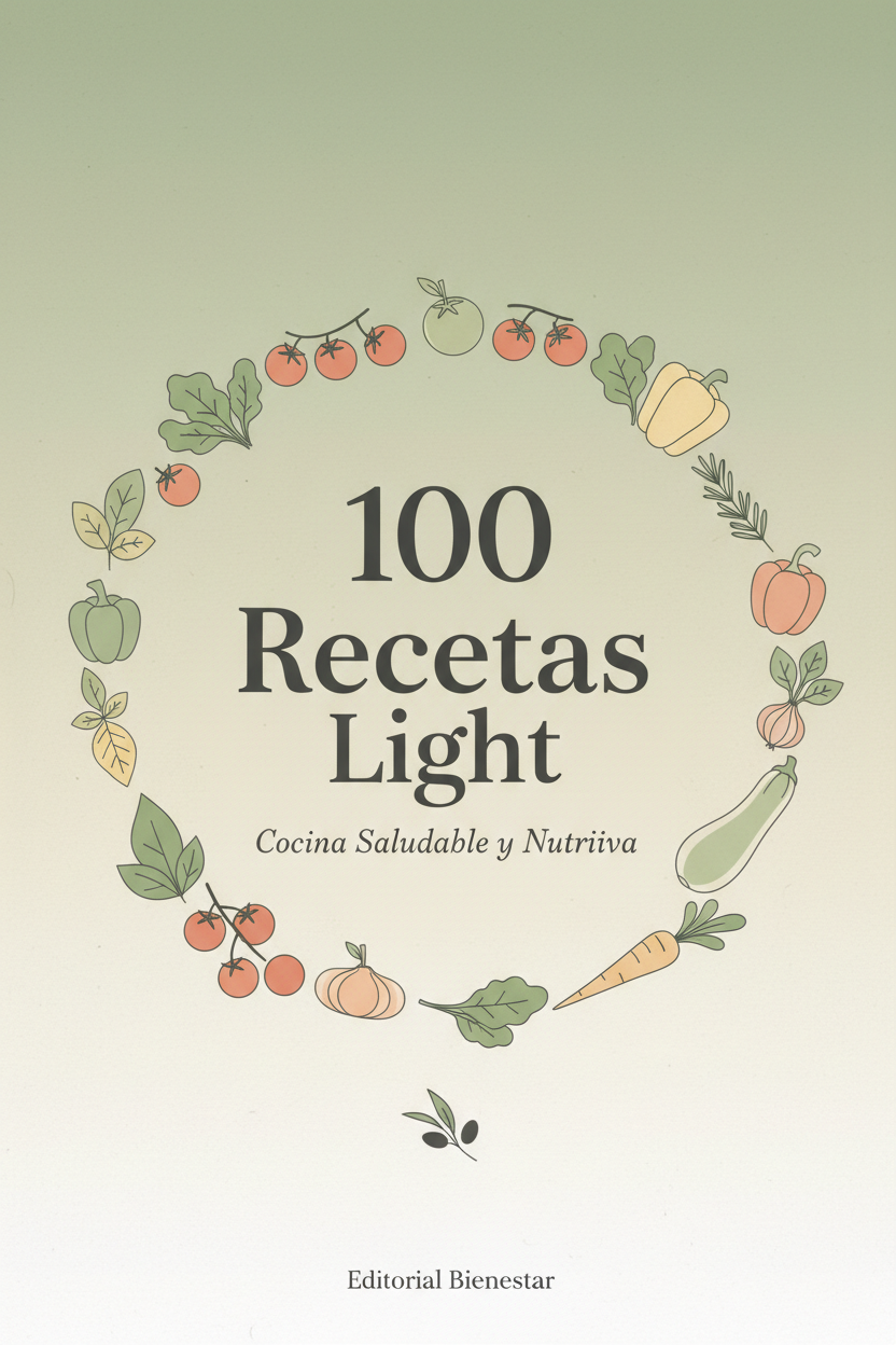 Portada del Recetario Light 100 Recetas