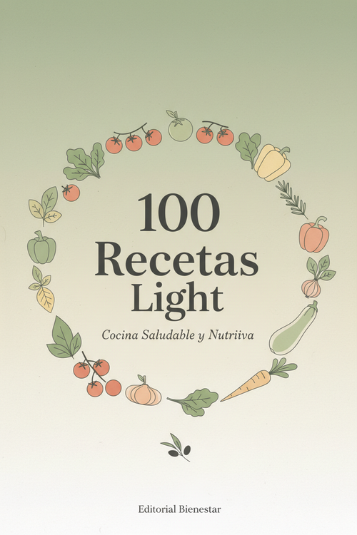 Portada del Recetario Light 100 Recetas